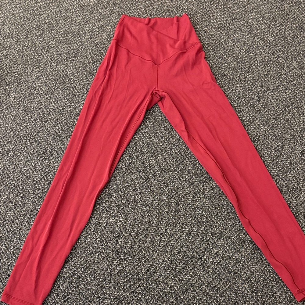 Aerie crossover red leggings